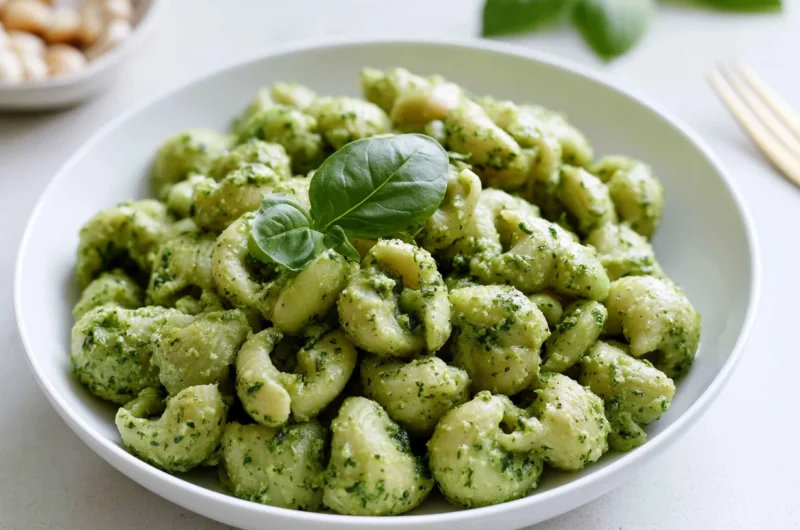 Vegan Pesto Pasta Recipe