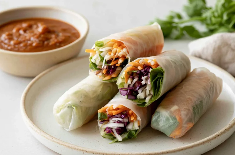 Vegan Rice Paper Rolls Recipe