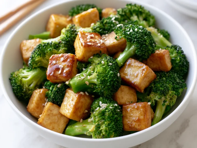 Vegan Tofu Stir-Fry with Broccoli Recipe