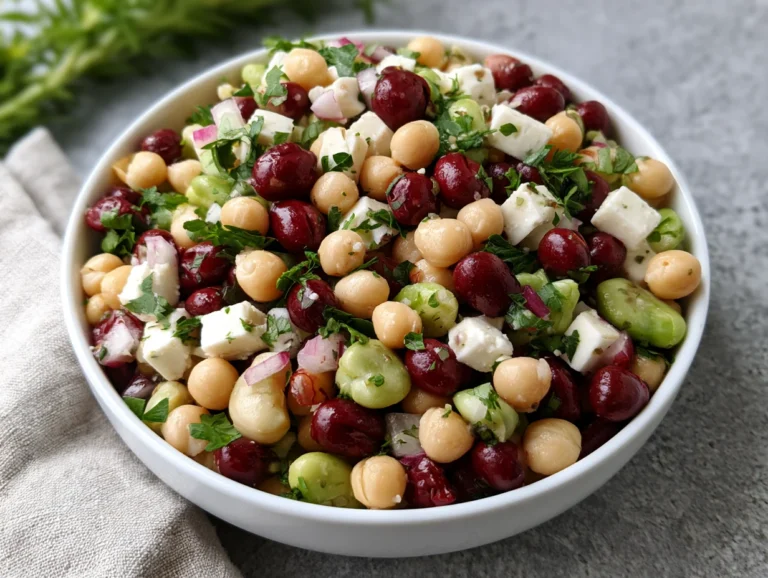Zesty 3 Bean Salad Recipe