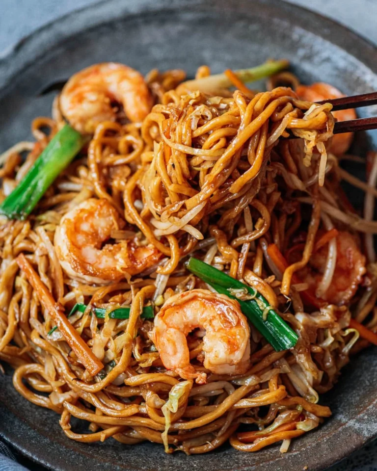 Easy Shrimp Lo Mein Recipe